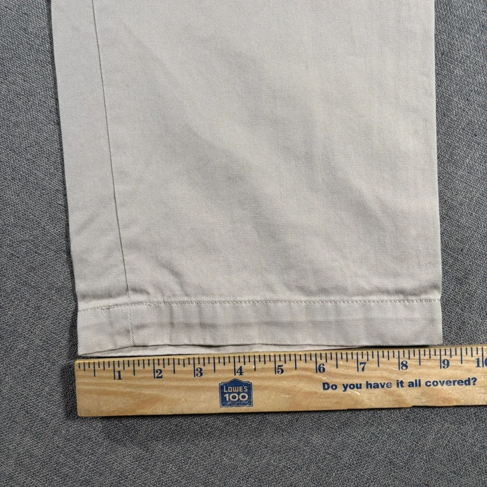 Vintage Polo Ralph Lauren Chino Pants Mens 40x29 Tan Khaki Classic Fit Pleated